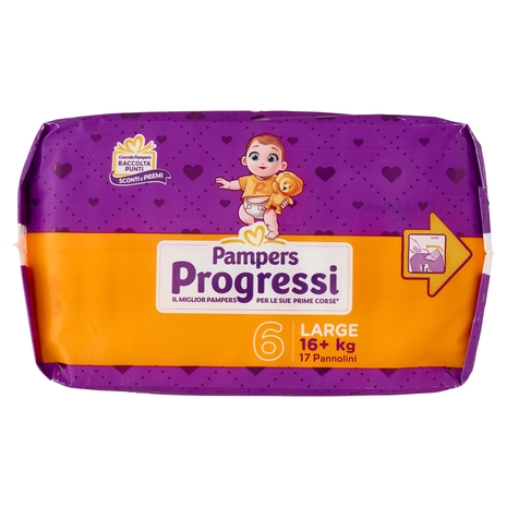 Pampers Progressi XL 17 pz